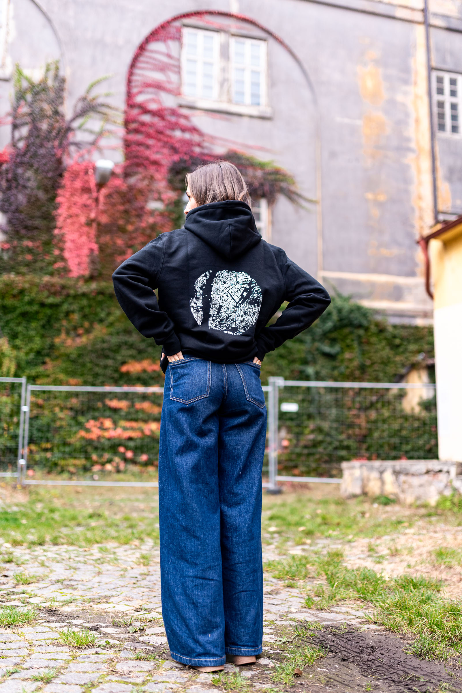 Unisex mikina edice Švarcplán Prahy, černá - Obrázek 11