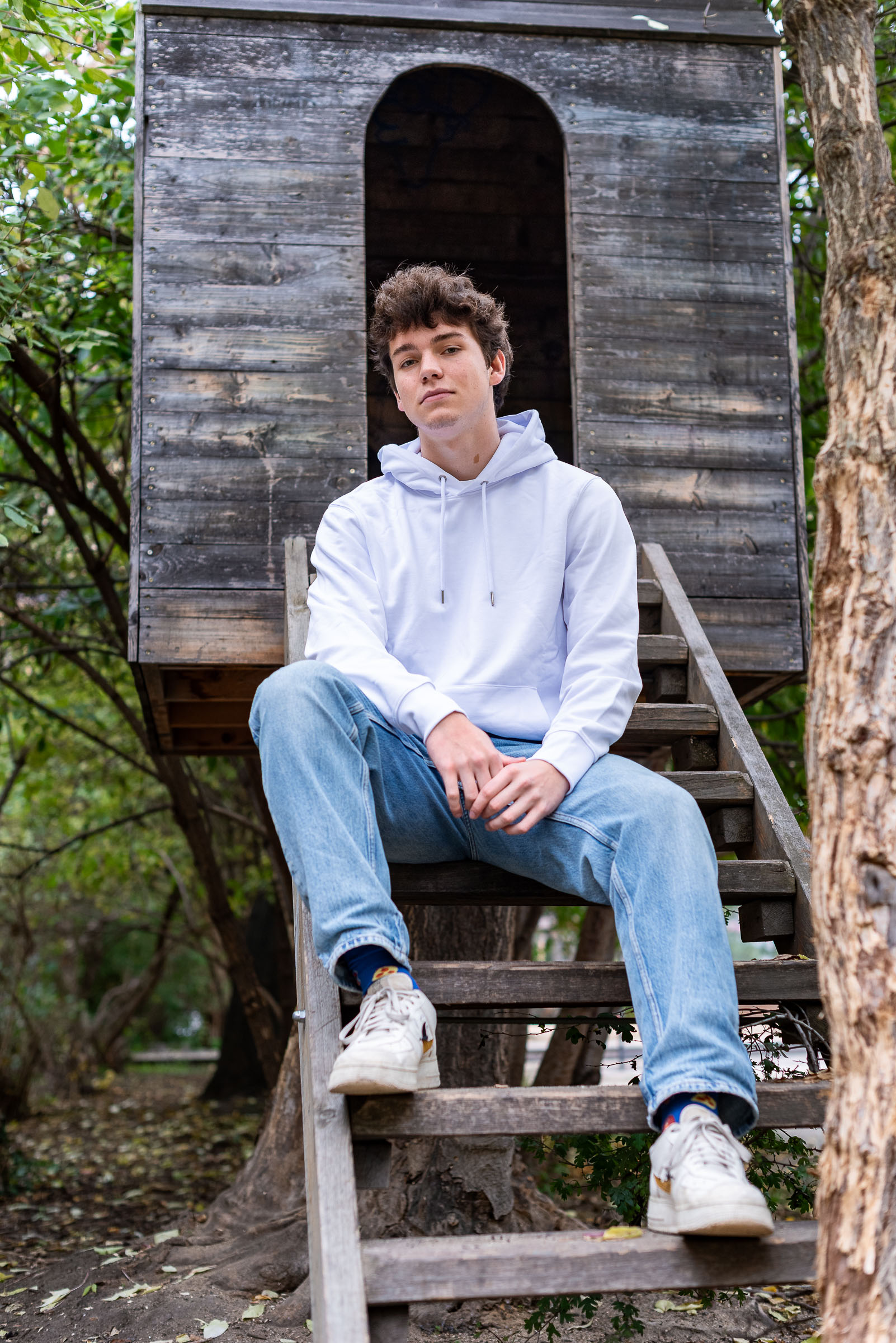 Unisex mikina edice Švarcplán Prahy, bílá - Obrázek 13