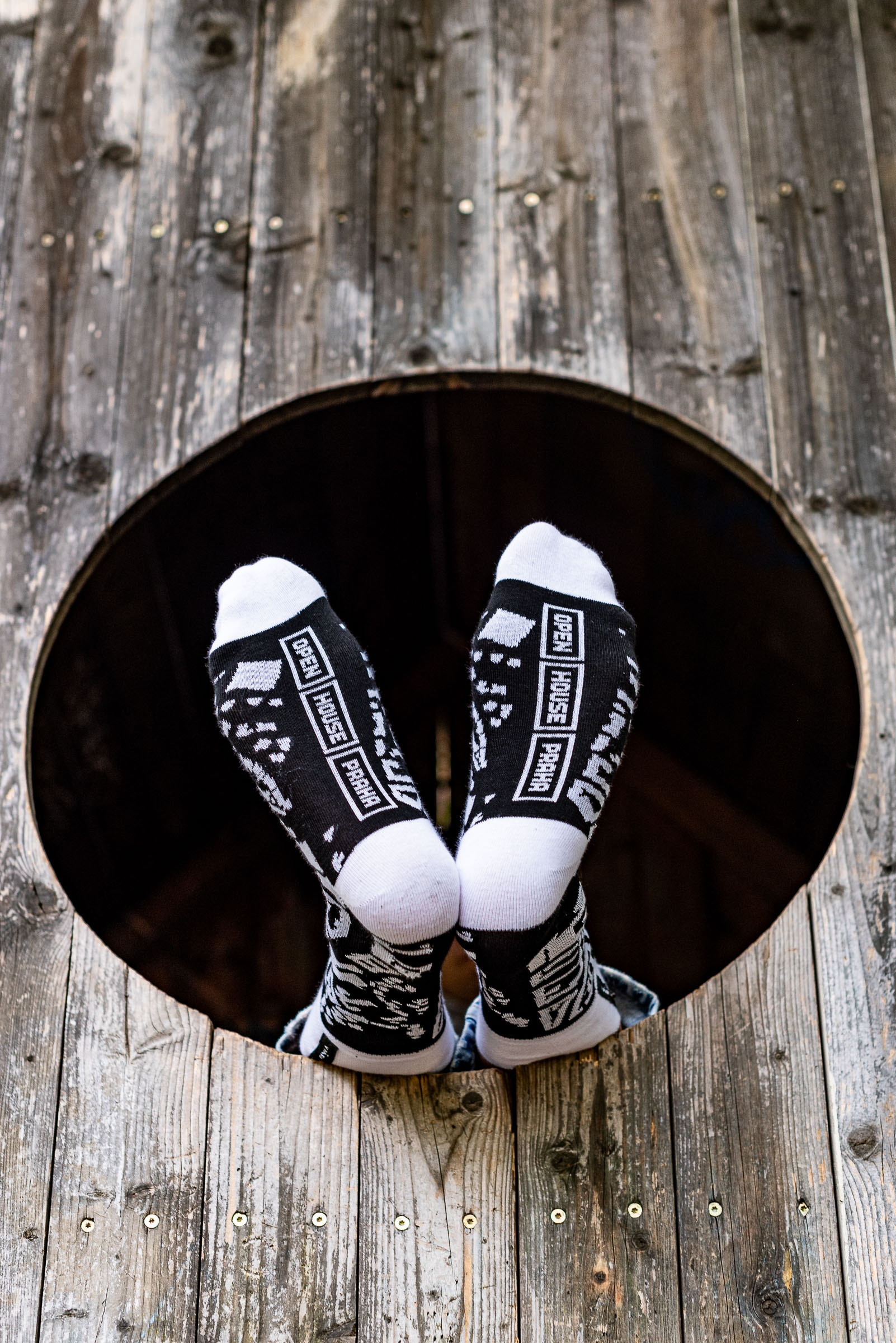 Ponožky edice Švarcplán Prahy, černé - Obrázek 3