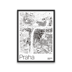 plakát Švarcplán Prahy